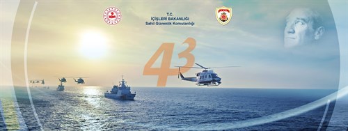 Sahil Güvenlik Komutanlığının 43. Kuruluş Yıldönümü Nedeniyle Kaymakamımız Sayın Mehmet Şerif OLÇAŞ'ın Kutlama Mesajı